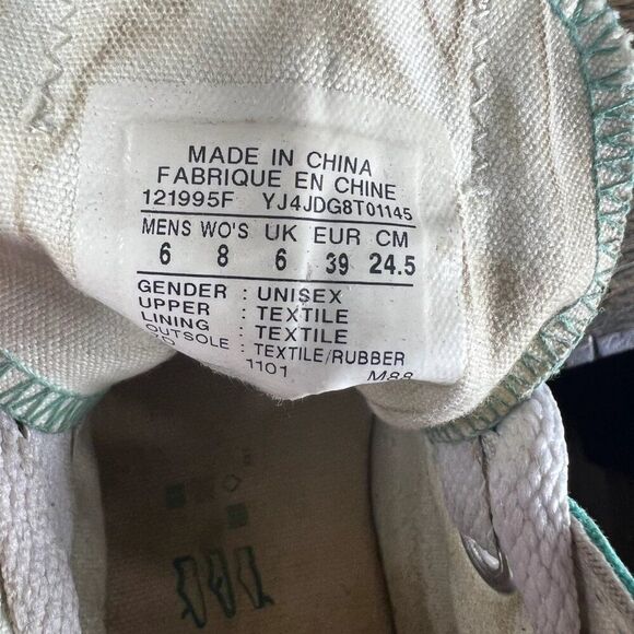 Converse Men's Menta Green Chuck Taylor All Star Sneaker Shoe Size 6 - Picture 7 of 7
